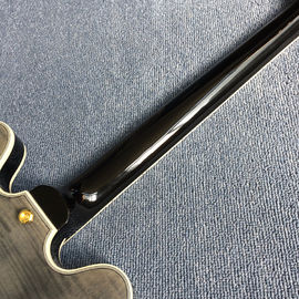 High quality ebony fingerboard, double jack, double F holes Jazz Electric Guitar supplier