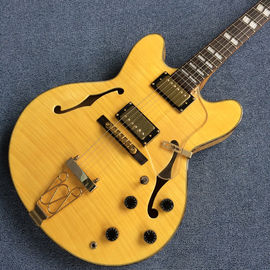 New style high quality hollow body jazz electric guitar supplier