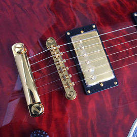 New style LP Electric guitar,Ebony Fingerboard,a piece of neck,Electric guitar with red wine supplier