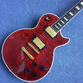 New style LP Electric guitar,Ebony Fingerboard,a piece of neck,Electric guitar with red wine supplier