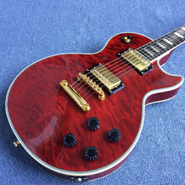 New style LP Electric guitar,Ebony Fingerboard,a piece of neck,Electric guitar with red wine supplier