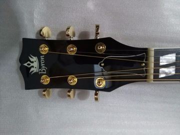 Best quality Dove style solid AAA spruce wood top flame maple back and side acoustic electric Guitar supplier