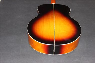 Lefty guitar jumbo wholesale guitar promotion electric acoustic guitar lefty sunburst Acoustic guitar supplier