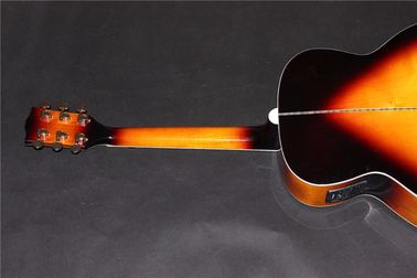 Lefty guitar jumbo wholesale guitar promotion electric acoustic guitar lefty sunburst Acoustic guitar supplier