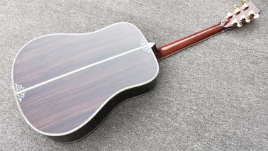 41 inch acoustic guitar,Real Abalone inlays and binding,Ebony fingerboard,Factory Custom Solid spruce top Classic Guitar supplier