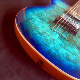 7 strings Blue electric guitar supplier