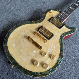 New arrival shell electric guitar with 6 strings guitar and gold pickups supplier