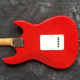 ST back metal red electric guitar, can be modified according to customization requirements supplier