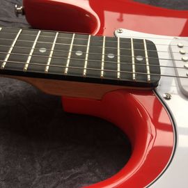 ST back metal red electric guitar, can be modified according to customization requirements supplier