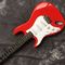 ST back metal red electric guitar, can be modified according to customization requirements supplier