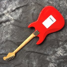 ST back metal red electric guitar, can be modified according to customization requirements supplier