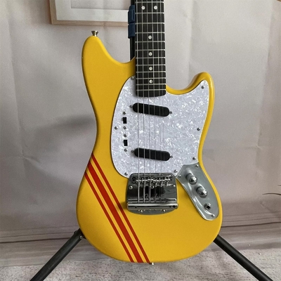 Custom Fender Mustang Vintera II '70S Competition Mustang Electric Guitar SS Pickup Dot Inlay supplier