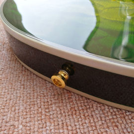 New style high-quality custom LP electric guitar, Green Flame Maple Top electric guitar with Gold hardware supplier