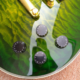 New style high-quality custom LP electric guitar, Green Flame Maple Top electric guitar with Gold hardware supplier