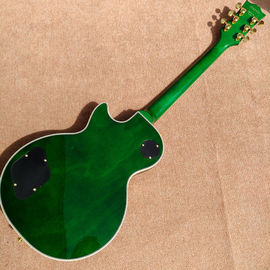 New style high-quality custom LP electric guitar, Green Flame Maple Top electric guitar with Gold hardware supplier