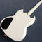 New style SG electric guitar, 3 pickups, Tremolo system,White electric guitar supplier