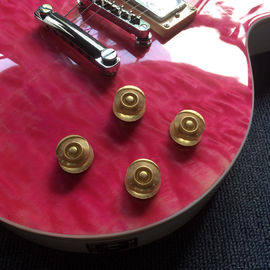 New high quality LP electric guitar, Ebony Fingerboard,frets binding,Quilte Maple top ,Real Abalone inlay supplier