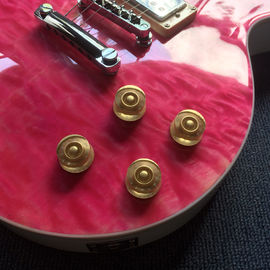 New high quality LP electric guitar, Ebony Fingerboard,frets binding,Quilte Maple top ,Real Abalone inlay supplier