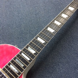 New high quality LP electric guitar, Ebony Fingerboard,frets binding,Quilte Maple top ,Real Abalone inlay supplier