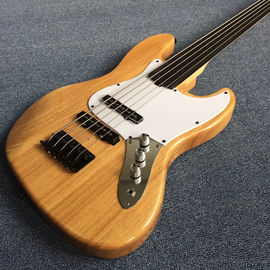 New style high quality custom 5 string bass guitar,Ebony Fingerboard,Elm guitar supplier