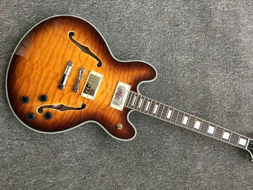 2018 New ES-339 Small Jazz Electric Guitar es 339 semi yollow body In Sunburst ES339 supplier