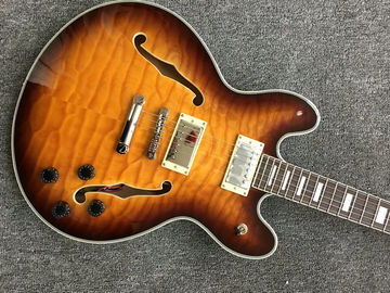 2018 New ES-339 Small Jazz Electric Guitar es 339 semi yollow body In Sunburst ES339 supplier
