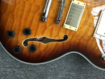 2018 New ES-339 Small Jazz Electric Guitar es 339 semi yollow body In Sunburst ES339 supplier