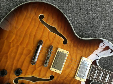 2018 New ES-339 Small Jazz Electric Guitar es 339 semi yollow body In Sunburst ES339 supplier