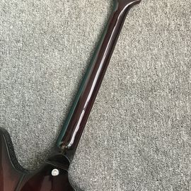 Chibson firebird electric guitar dark red finish firebird guitar free shipping honeyburst firebird guitar supplier