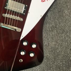 Chibson firebird electric guitar dark red finish firebird guitar free shipping honeyburst firebird guitar supplier