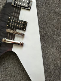 Flying-V 2018 electric guitar,left hand flying V guitar,ebony fingerboard high quality guitar supplier