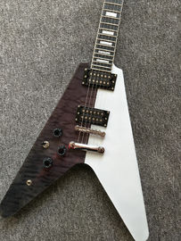 Flying-V 2018 electric guitar,left hand flying V guitar,ebony fingerboard high quality guitar supplier