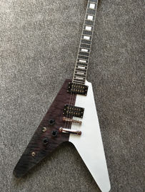 Flying-V 2018 electric guitar,left hand flying V guitar,ebony fingerboard high quality guitar supplier