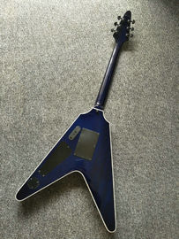Custom shop blueburst Flying V Electric Guitar flying v guitar China OEM Guitar supplier