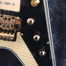 China Flying V Guitar. electric guitar. Good sound quality flying v electric guitar natural color supplier