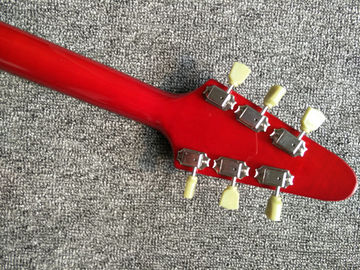 Red Unusual Shaped Flying V Electric Guitar,Rosewood Fingerboard supplier