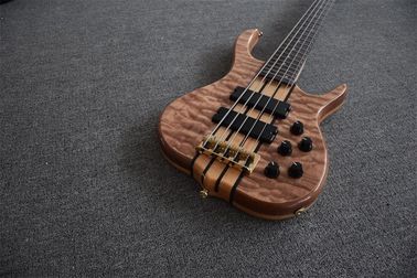 5 string bass guitar Smith bass bass Bolt on neck Custom for buyer with maple neck and black inlay supplier