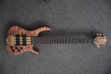 5 string bass guitar Smith bass bass Bolt on neck Custom for buyer with maple neck and black inlay supplier