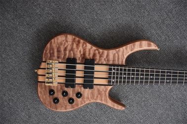 5 string bass guitar Smith bass bass Bolt on neck Custom for buyer with maple neck and black inlay supplier