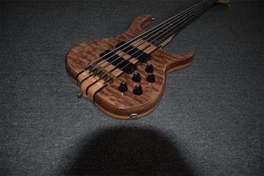 5 string bass guitar Smith bass bass Bolt on neck Custom for buyer with maple neck and black inlay supplier