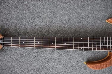 5 string bass guitar Smith bass bass Bolt on neck Custom for buyer with maple neck and black inlay supplier
