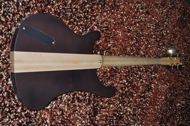 Custom bass guitar Carved flower body Neck through body 4 string electric bass guitar 4003 RIC Golden hardwares supplier