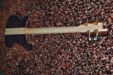 Custom bass guitar Carved flower body Neck through body 4 string electric bass guitar 4003 RIC Golden hardwares supplier