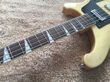 RIC BASS GUITAR 4003 Natural color set in neck Rosewood fingerboard shark inlay with custom bridges supplier
