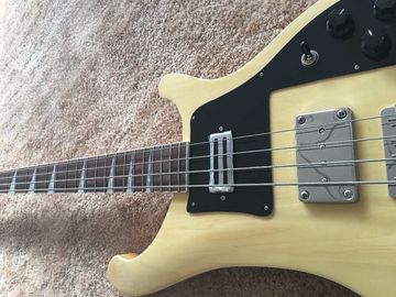 RIC BASS GUITAR 4003 Natural color set in neck Rosewood fingerboard shark inlay with custom bridges supplier