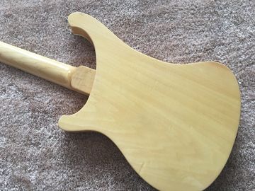 RIC BASS GUITAR 4003 Natural color set in neck Rosewood fingerboard shark inlay with custom bridges supplier