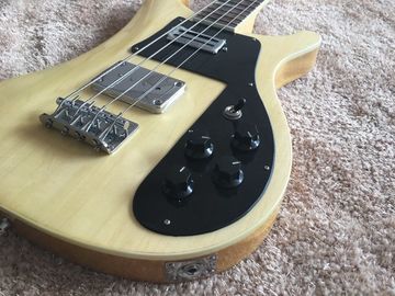 RIC BASS GUITAR 4003 Natural color set in neck Rosewood fingerboard shark inlay with custom bridges supplier