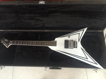 6 strings LTD flying V model electric guitar floyd rose bridge rosewood fingerboard custom guitar supplier