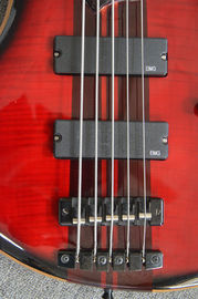 4 string electric bass guitar Natural Alder body Maple neck through body Rosewood fingerboard RIC custom bass guitar supplier