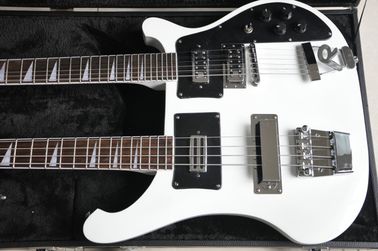 Double neck 4 string 4003 BASS GUITAR and 12 string elctric guitar color can custom guitar big R bridge supplier